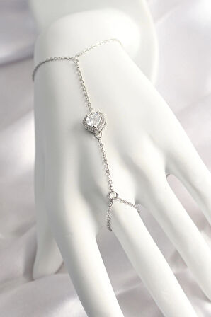 Dodes 316L Çelik Gümüş Renk Kalp Model Şahmeran TG27SN550