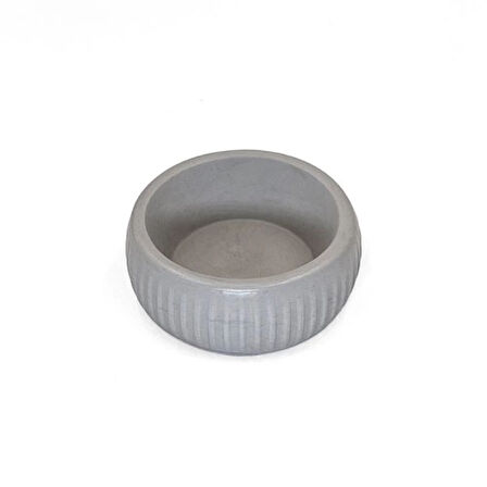 Dodes Mikopet Organik Seramik Mama Kabı Gri