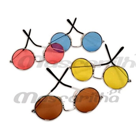 Dodes Hippi Lennon Parti Gözlük 2 Adet