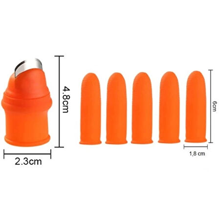 Dodes Baş Parmak Sebze Ayıklayıcı Set Kadın