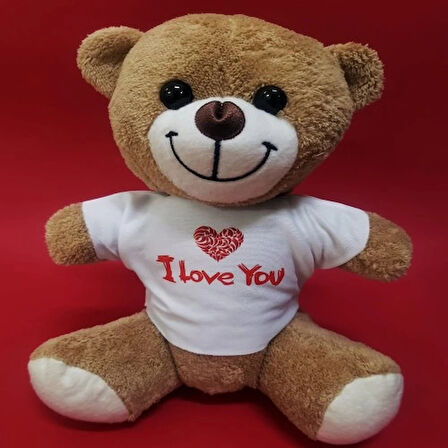 Dodes I Love You Tişörtlü Ayı