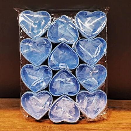 Dodes Kalp Tasarımlı Tül Kese