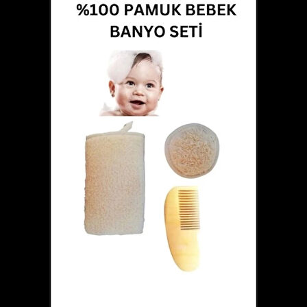 Dodes %100 Pamuk Bebek Banyo Seti