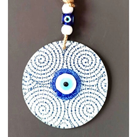 Dodes Altın Boynuz Modeli Nazar Füzyon Cam Duvar Dekoru