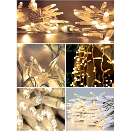 Dodes 10m 100 Led IP65 Dış Mekan Led Işık Beyaz Kablo