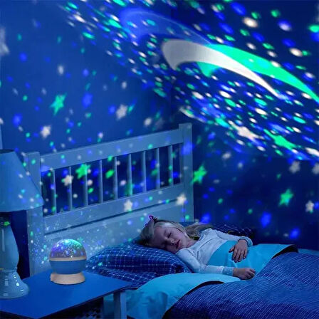 Dodes Dönen Star Master Gece Lambası