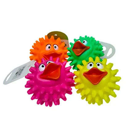 Dodes Ördek Figürlü Dikenli Köpek Oyun Topu