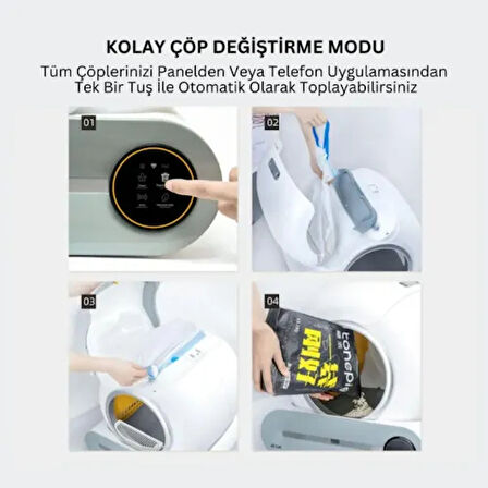 Dodes Akıllı Otomatik Kedi Tuvaleti