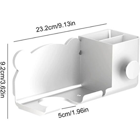 Dodes Ayıcık Figürlü Saç Kurutma Makinesi Tutucu