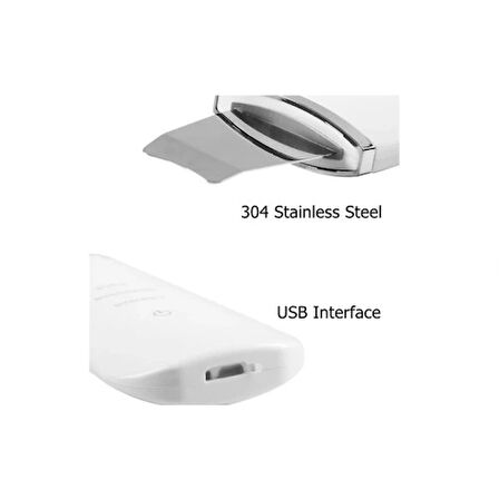 Dodes Ultrasonik Spatula Yüz Akne Giderici Siyah Nokta Temizleme Cihazı