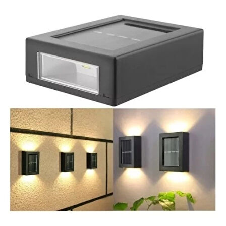 Dodes Solar 4 Ledli 11cm Duvar Aydınlatması