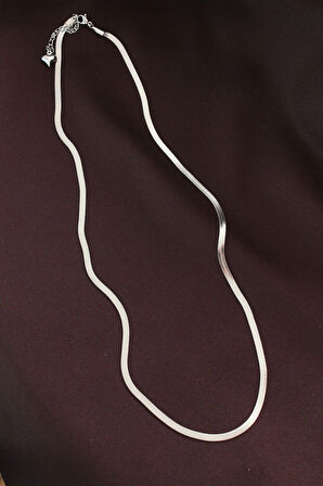 Dodes 316L Çelik Gümüş Renk 60 cm İtalyan Zincir Kolye TG27BKO6229