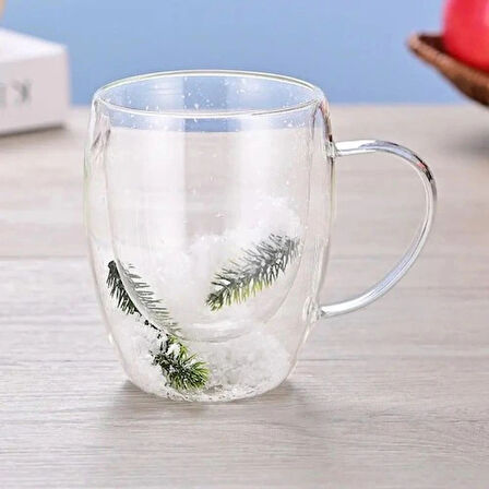 Dodes Çift Cidarlı Çam Bardak