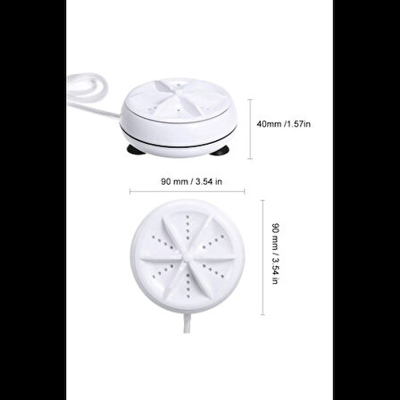 Dodes Mini Portatif Çamaşır Makinesi Taşınabilir