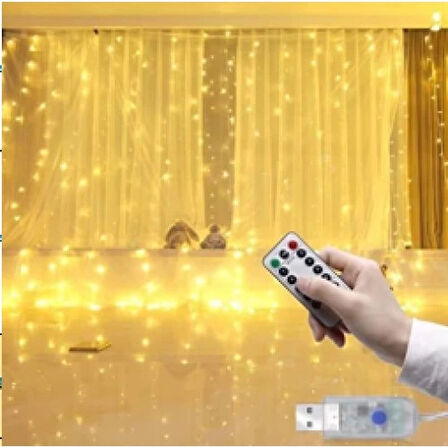 Dodes Peri Perde Led 3*3m 300 Led Gün Işığı