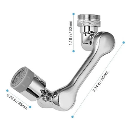 Dodes Akrobat Musluk Başlığı