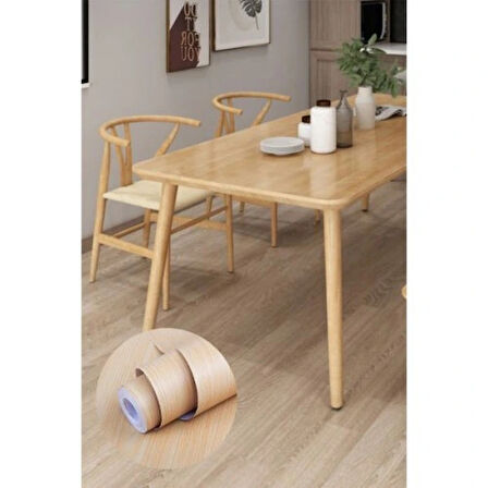 Dodes Ahşap Görünümlü Kendinden Yapışkanlı Kaplama Folyosu 5 Metre