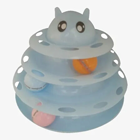 Dodes Kedi Başlıklı 3 Katlı Kedi Oyuncağı