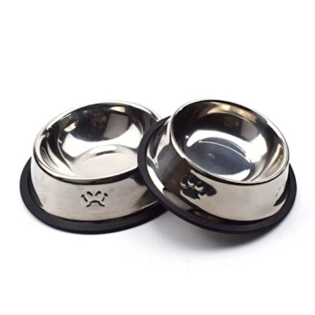 Dodes Paslanmaz Çelik Metal Mama Kabı 18 cm.