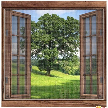 Dodes Yapışkanlı Çift Kanat Sineklik