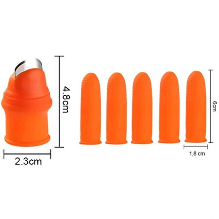 Dodes Baş Parmak Sebze Ayıklayıcı Set Kadın