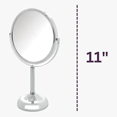 Dodes Ayaklı Oval Ayna 13 x 15 Cm