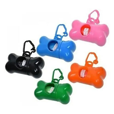 Dodes Köpek Dışkı Poşeti Seti (5+1 Kemik Aparatlı)