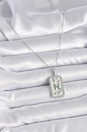 Dodes 316L Çelik Gümüş Renk Zincir Balık Burcu Zirkon Taşlı Kadın Kolye TG27BKO9455