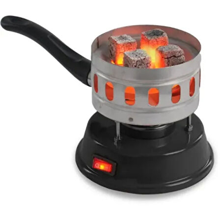 Dodes Yuvarlak Galvaniz Elektrikli Nargile Köz Ocağı