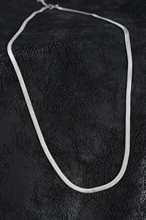 Dodes Dodes 316L Çelik Klasik İtalyan Zincir Model Gümüş Renk Erkek Kolye TG27ERK1392