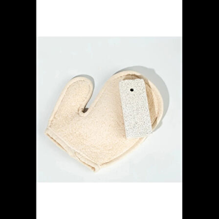 Dodes Banyo Lifi Kesesi Sisal Eldiven Eksfoliye Edici ve Topuk Ponza Taşı