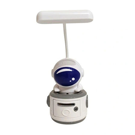 Dodes Astronot Şekilli Şarjlı Kumbaralı Masa Lambası