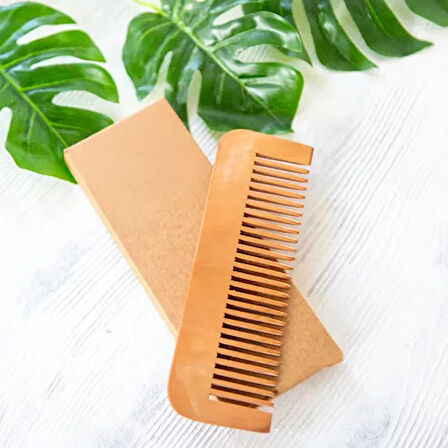 Dodes 12'li Ahşap Geniş Dişli Tarak Seti