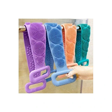 Dodes Silikon Çift Taraflı Banyo Kesesi Büyük Boy