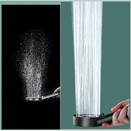 Dodes 5 Kademeli Duş Başlığı Siyah