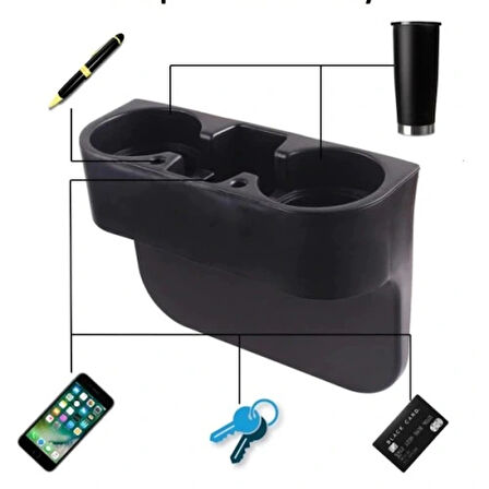 Dodes Oto Koltuk Yanı Bardak Tutucu Organizer