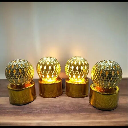 Dodes 12'li Ramazan Ayaklı LED Işık (Gold, Gün Işığı)