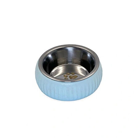 Dodes Mikopet Organik Seramik Mama Kabı Mavi