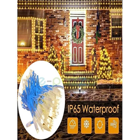 Dodes 10m 100 Led IP65 Dış Mekan Led Işık Beyaz Kablo