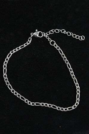 Dodes Dodes 316L Çelik Figaro Model Gümüş Renk Erkek Bileklik TG27EB3738