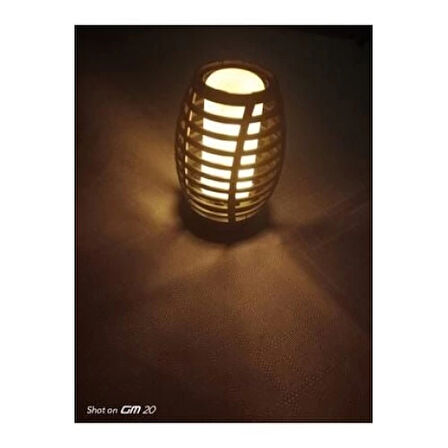 Dodes Solar Alev Efektli Bahçe Lambası