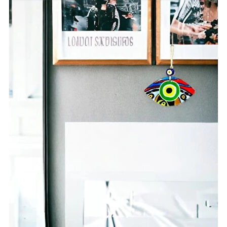 Dodes Yeşil Göz Modelli Füzyon Cam Duvar Dekorasyonu