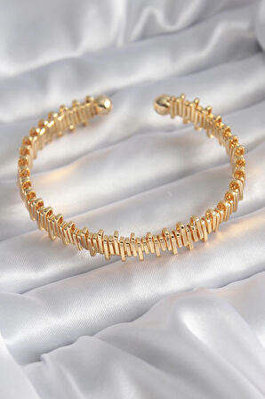 Dodes Dodes 316L Çelik Gold Renk Dorika Model Kadın Bileklik TG27BB5780