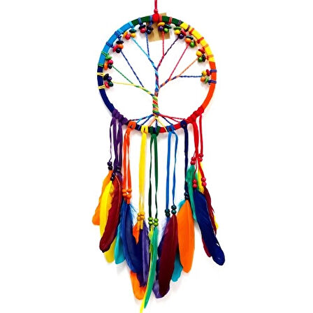 Dodes Yedi Çakra Düş Kapanı Duvar Süsü Hayat Ağacı