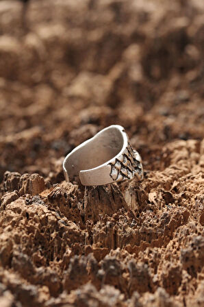 Dodes Kuru Kafa Desen Ayarlanabilir Yüzük TG27EY436