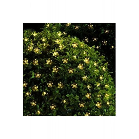 Dodes Solar Çiçekli Dekoratif 30 Led Bahçe Lambası