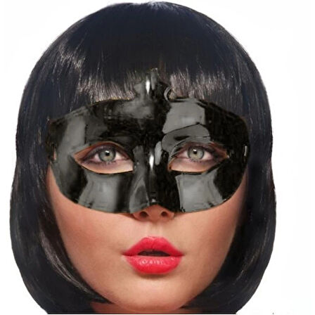 Dodes Siyah Renk Masquerade Kostüm Partisi Venedik Balo Maskesi