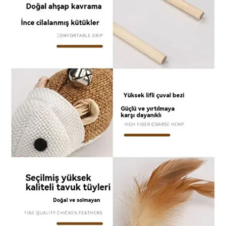 Dodes Doğal Jut Fare Sembollü Kedi Oltası