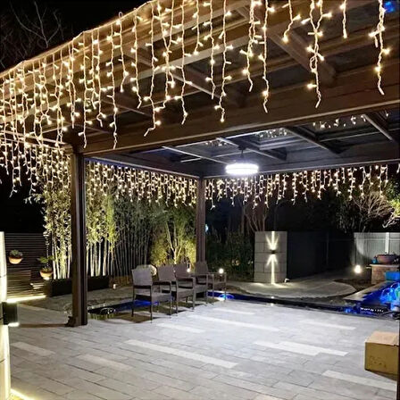 Dodes 4m 120 LED Çakarlı Perde Işık
