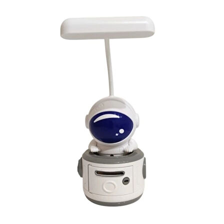 Dodes Astronot Şekilli Şarjlı Kumbaralı Masa Lambası